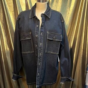 Sanctuary Dark Denim Shirt Jacket 💙🧥✨